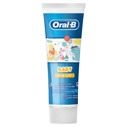 Oral-B Baby „Kubuś Puchatek” Pasta do zębów 75 ml, 0-2 lat