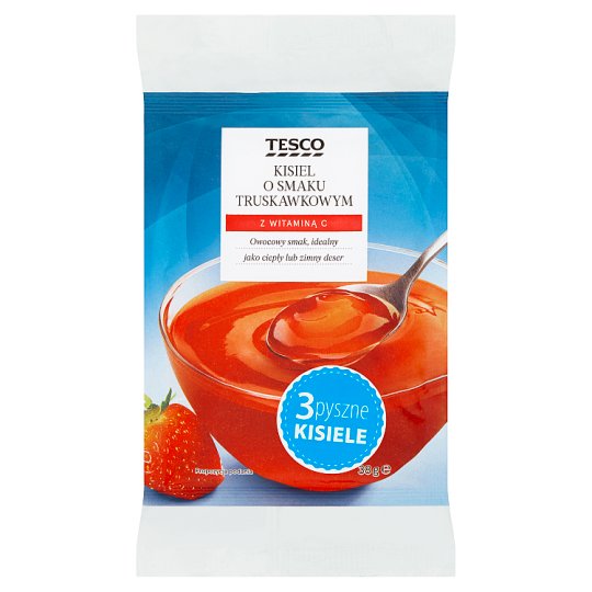Tesco Strawberry Flavour Soft Jelly 3 x 38 g