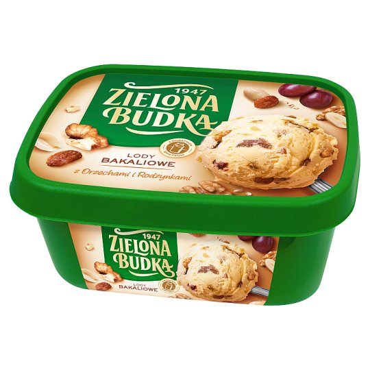 Zielona Budka Dried Fruit with Nuts and Raisins Ice Cream 1000 ml