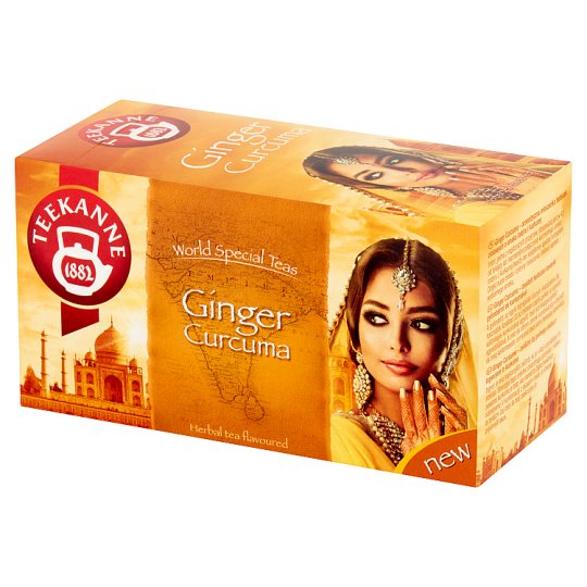 Teekanne World Special Teas Mieszanka herbatek ziołowych o smaku imbiru i kurkumy 35 g (20 x 1,75 g)