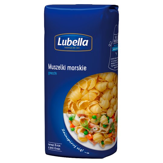 Lubella Gnocchi Makaron Muszelki morskie 400 g