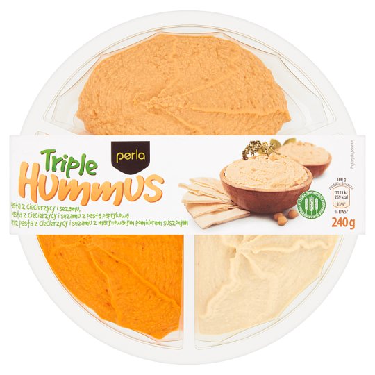 Perla Triple Hummus 240 g (3 x 80 g)