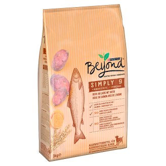 Purina Beyond Simply 9 Pełnoporcjowa karma dla dorosłych psów bogata w łososia z owsem 3 kg
