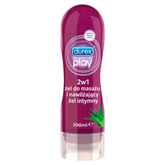 Durex Play 2w1 Żel do masażu i nawilżający żel intymny z kojącym aloesem 200 ml