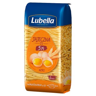Lubella Jajeczna 5 jaj Makaron nitki 250 g