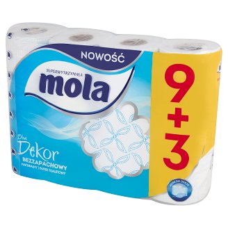 Mola Blue Dekor Papier toaletowy 12 rolek