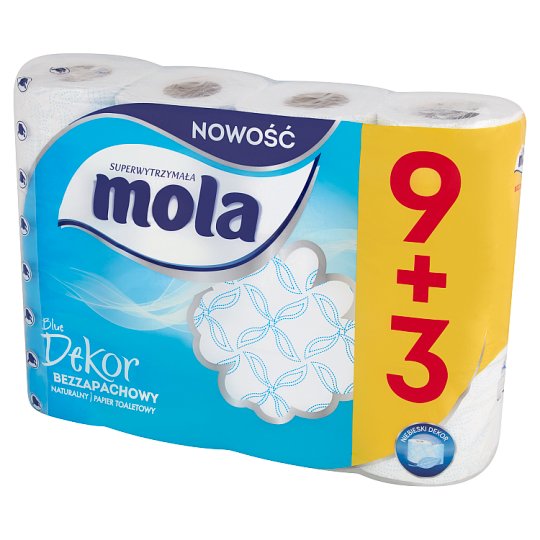 Mola Blue Dekor Papier toaletowy 12 rolek