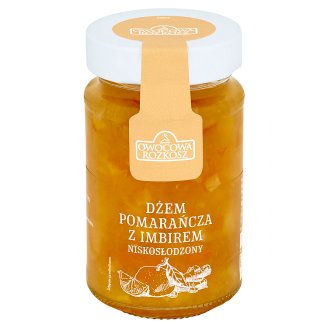 Owocowa Rozkosz Dżem pomarańcza z imbirem niskosłodzony 250 g