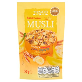 Tesco Musli bananowe 50 g