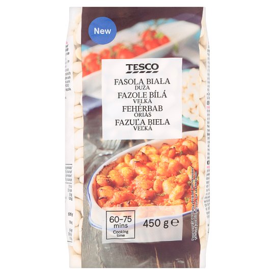 Tesco Fasola biała duża 450 g