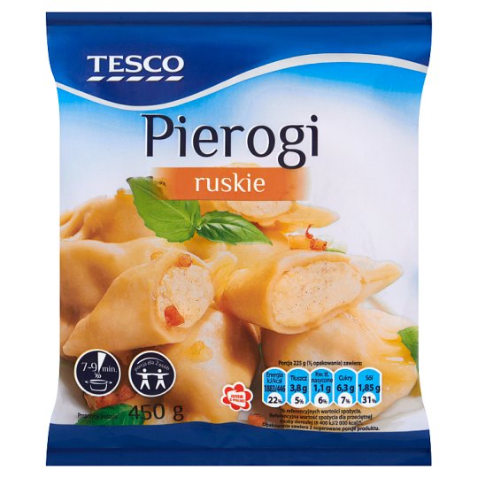 Tesco Pierogi ruskie 450 g
