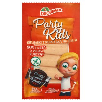 Drobimex Party Kids Kiełbaski z kurczaka na grilla 180 g