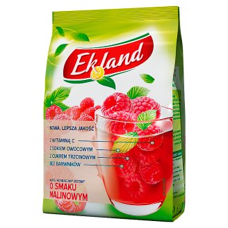 Ekland Napój herbaciany instant o smaku malinowym z witaminą C 300 g