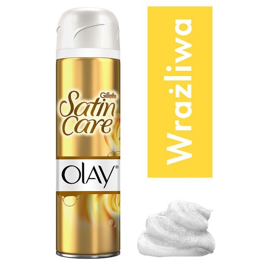 Gillette Satin Care Vanilla Dream z dodatkiem Olay żel do golenia 200ml