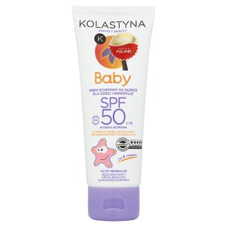 Kolastyna Baby Krem ochronny na słońce dla dzieci i niemowląt od 6 miesiąca SPF 50 75 ml