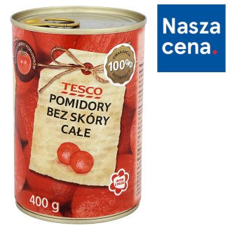 Tesco Pomidory bez skóry całe 400 g