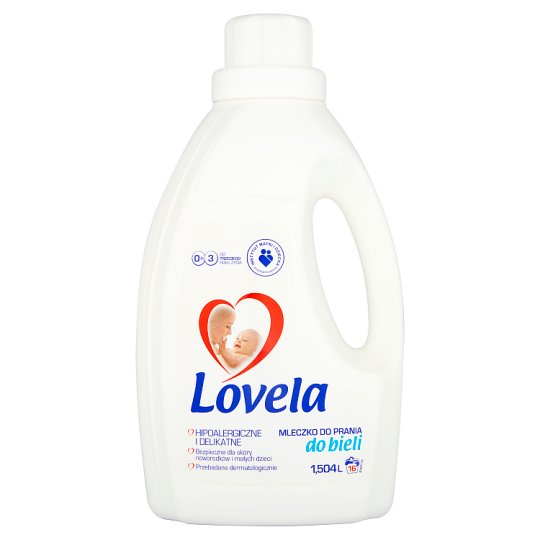 Lovela Hipoalergiczne mleczko do prania do bieli 1,504 l (16 prań)