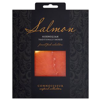 Connoisseur Łosoś atlantycki wędzony na zimno plastry 50 g