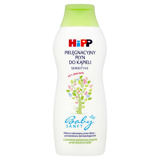 HiPP Babysanft Sensitive Pielęgnacyjny płyn do kąpieli od 1. dnia życia 350 ml