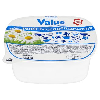 Tesco Value Serek homogenizowany 125 g