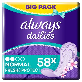 Always Dailies Fresh & Protect Normal Fresh Wkładki Higieniczne x 58
