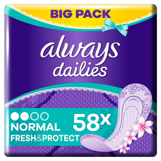 Always Dailies Fresh & Protect Normal Fresh Wkładki Higieniczne x 58