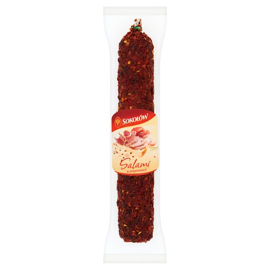 Sokołów Salami w przyprawach z papryką 250 g