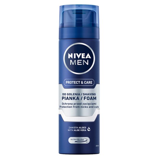NIVEA MEN Protect & Care Pianka do golenia nawilżająca 200 ml