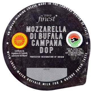 Tesco Finest Mozzarella di Bufala Campana D.O.P. Pełnotłusty miękki ser włoski 125 g