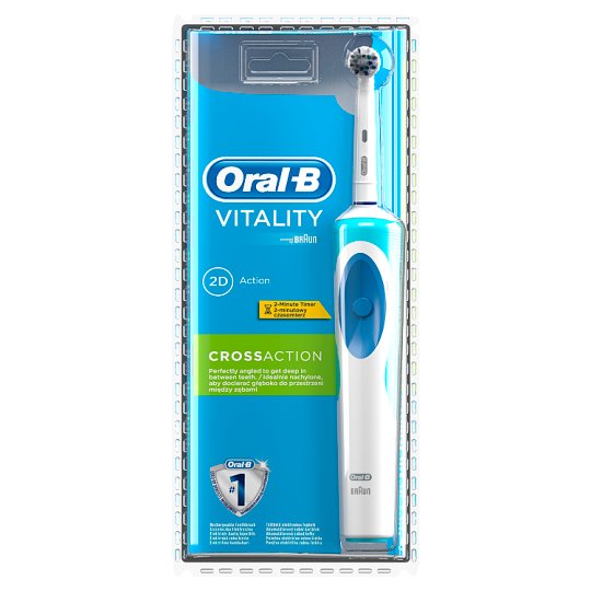 Oral-B Vitality CrossAction Akumulatorowa szczoteczka elektryczna do zębów, 1 sztuka