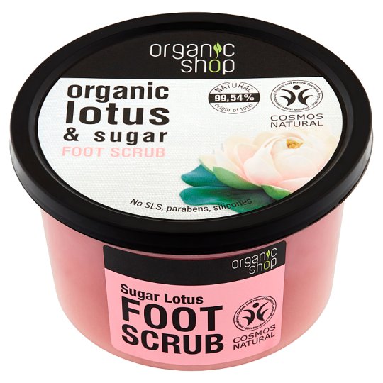 Organic Shop Peeling do stóp cukrowy lotos 250 ml