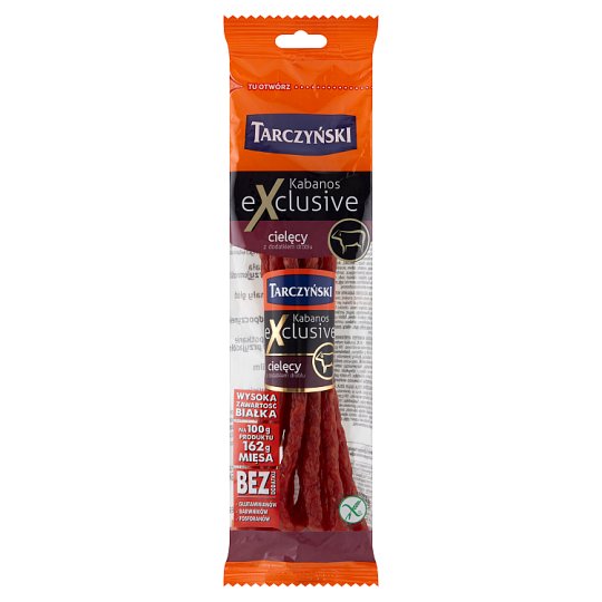 Tarczyński Kabanos Exclusive cielęcy z dodatkiem drobiu 90 g