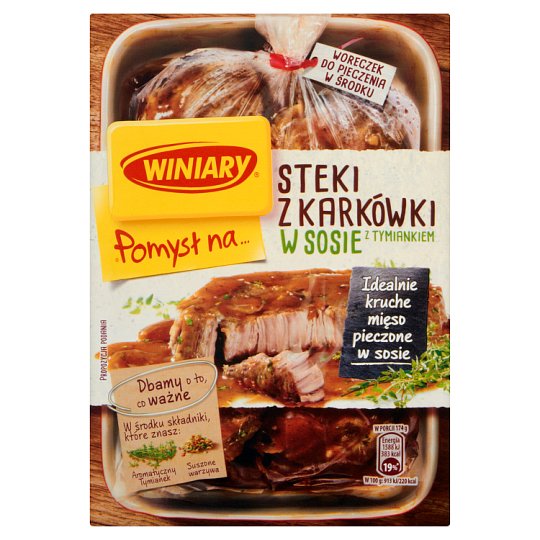 Winiary Pomysł na... Steki z karkówki w sosie z tymiankiem 44 g