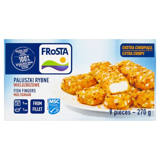 FRoSTA Paluszki rybne wielozbożowe z fileta 270 g (9 sztuk)
