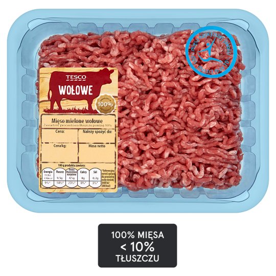 Tesco Mięso mielone wołowe 500 g