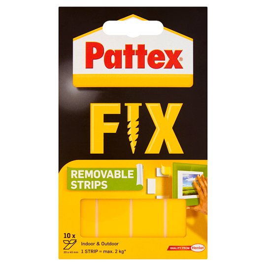 Pattex Fix Usuwalne paski montażowe 10 sztuk