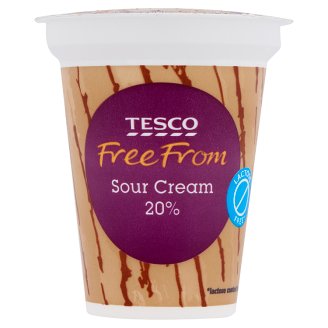 Tesco Free From Śmietana homogenizowana bez laktozy 20% 150 g