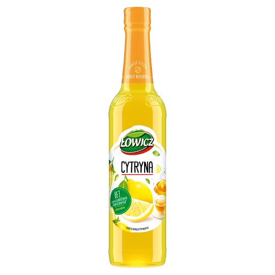 Łowicz Syrop o smaku cytrynowym 400 ml