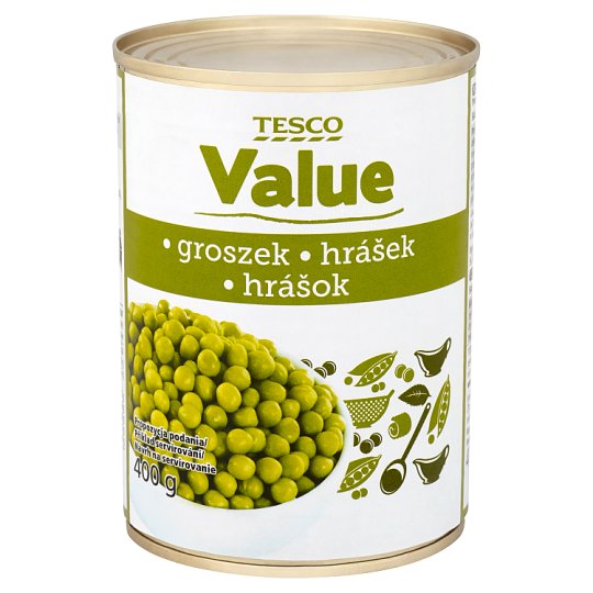 Tesco Value Groszek 400 g