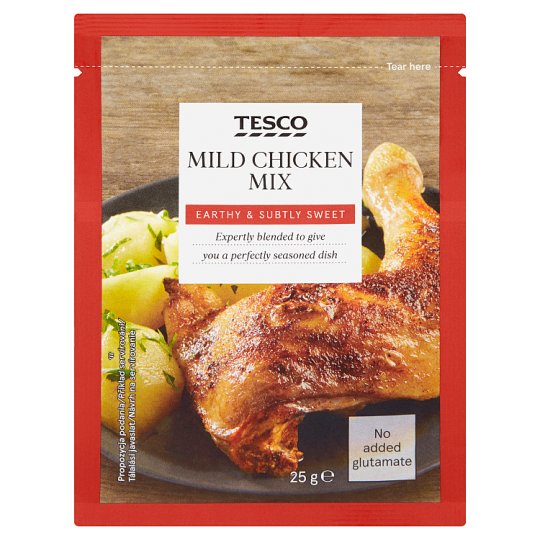 Tesco Mieszanka przyprawowa do kurczaka 25 g