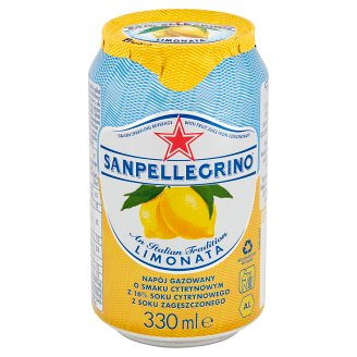 Sanpellegrino Limonata Napój gazowany o smaku cytrynowym 330 ml