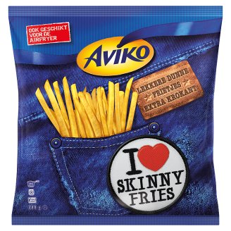 Aviko Skinny Fries Ekstra chrupiące cienkie frytki w panierce 600 g
