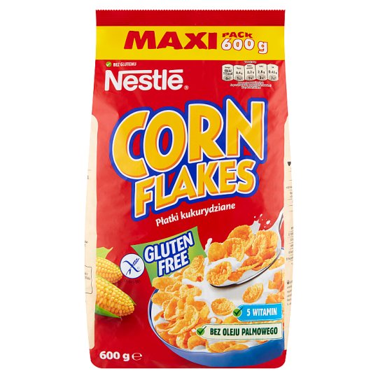 Nestlé Corn Flakes Płatki kukurydziane 600 g