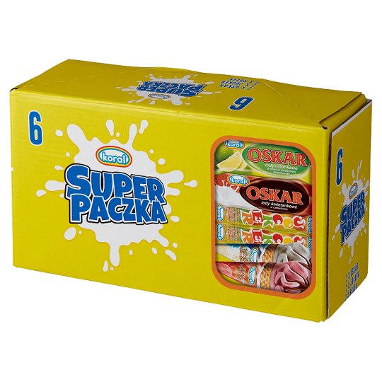 Koral Super paczka Lody 560 ml (6 sztuk)