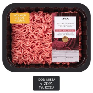 Tesco Mięso mielone wołowe 500 g