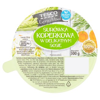 Tesco Express Menu! Surówka koperkowa w delikatnym sosie 300 g