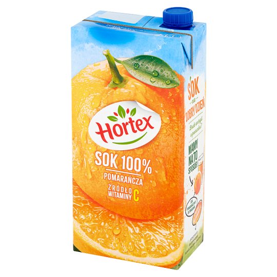 Hortex Sok 100% pomarańcza 2 l