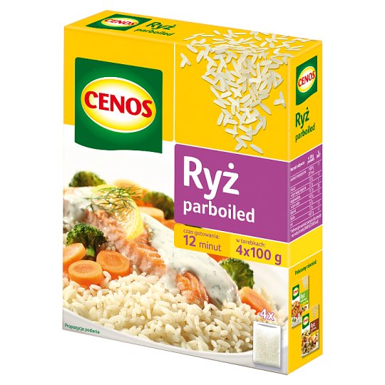 Cenos Ryż parboiled 400 g (4 torebki)