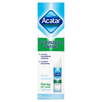 Acatar Hipertonic Spray do nosa wyrób medyczny 100 ml