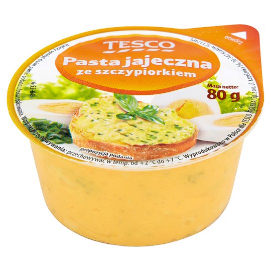 Tesco Pasta jajeczna ze szczypiorkiem 80 g